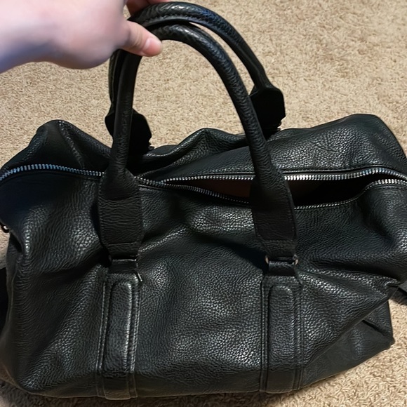 Zara Man black duffle weekender bag - Picture 2 of 3